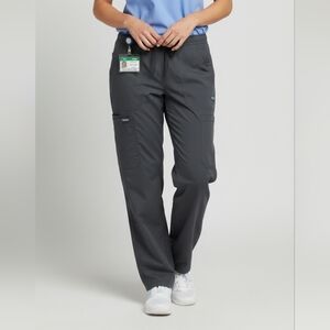 Cherokee Women Workwear Revolution Drawstring Scrub Pants Soft Stretch XS